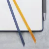 Naptár, A5, heti, 2027, kemény borító, SIGEL "Linescape", kék-sárga
