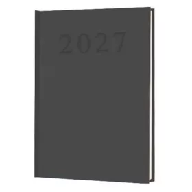 Naptár, tervező, A5, napi, 2027, fekete