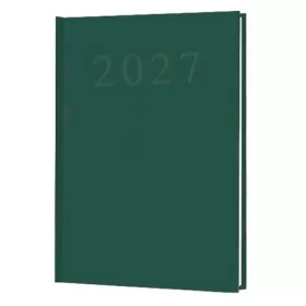 Naptár, tervező, A5, napi, 2027, zöld
