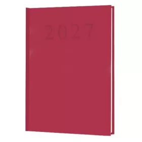Naptár, tervező, A5, napi, 2027, bordó