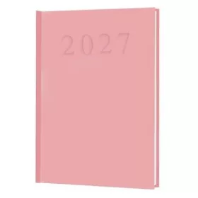 Naptár, tervező, A5, napi, 2027, rózsaszín