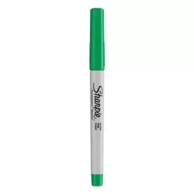   Alkoholos marker, 0,5 mm, kúpos, SHARPIE "Ultra Fine Point", zöld