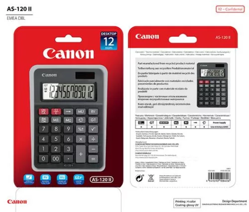 Számológép Canon AS-120 asztali