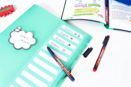 Alkoholos marker, OHP, 0,6 mm, EDDING "141 F", kék