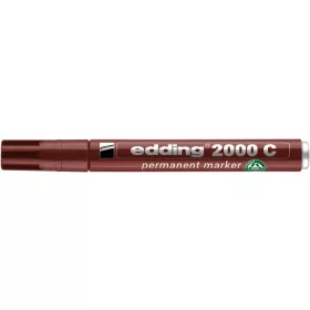   Alkoholos marker, 1,5-3 mm, kúpos, EDDING "2000", barna