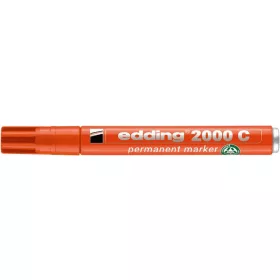   Alkoholos marker, 1,5-3 mm, kúpos, EDDING "2000", narancssárga