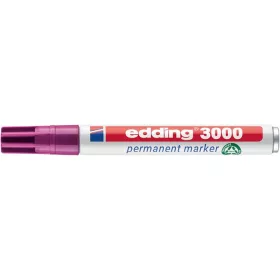   Alkoholos marker, 1,5-3 mm, kúpos, EDDING "3000", rózsaszín