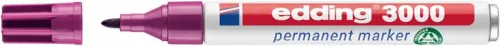 Alkoholos marker, 1,5-3 mm, kúpos, EDDING "3000", rózsaszín