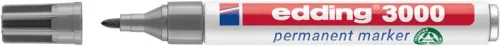 Alkoholos marker, 1,5-3 mm, kúpos, EDDING "3000", szürke