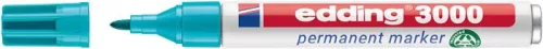 Alkoholos marker, 1,5-3 mm, kúpos, EDDING "3000", türkíz