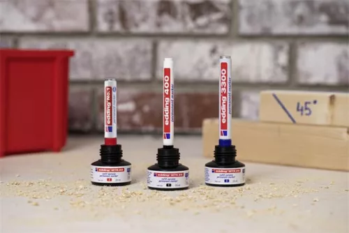 Alkoholos marker, 1 mm, EDDING "400", fekete