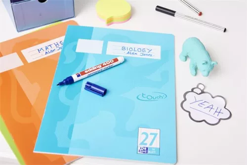 Alkoholos marker, 1 mm, EDDING "400", kék