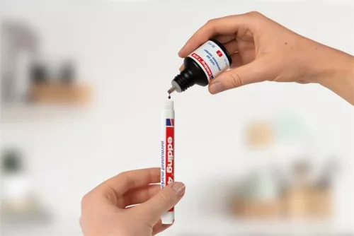 Alkoholos marker, 1 mm, EDDING "400", kék