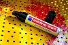 Alkoholos marker, 4-12 mm, vágott, EDDING "800", piros
