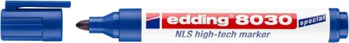 Alkoholos marker, 1,5-3 mm, kúpos, EDDING "8030 NLS", kék
