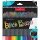 Színes ceruza készlet, háromszögletű, FABER-CASTELL "Black Edition",  100 különböző szín