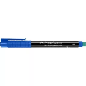   Alkoholos marker, OHP, 0,4 mm, FABER-CASTELL "Multimark 1523", kék