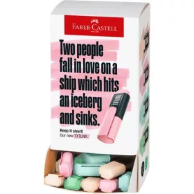   Szövegkiemelő display, mini, FABER-CASTELL "TXTLNR", pasztell színek