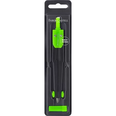 Körző készlet, FABER-CASTELL, vegyes színek