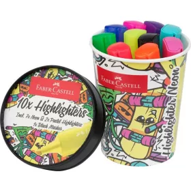   Szövegkiemelő, 1-5 mm, FABER-CASTELL "Textliner 46", 10 különböző szín