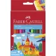 Filctoll készlet, FABER-CASTELL, 24 különböző szín "Castle"