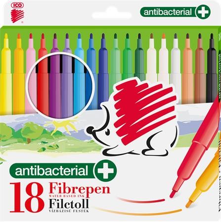 Filctoll készlet ICO 18 db-os készlet, Antibakteriális