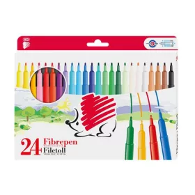   Filctoll készlet, 1 mm, ICO "Süni 300", 24 különböző szín
