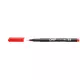 Alkoholos marker, OHP, 0,3 mm, S, ICO, piros