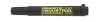 Alkoholos marker, ipari, 1-3 mm, kúpos, mágnessel, ICO "Magnetic industrial permanent 11 XXL", fekete