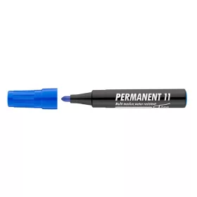   Alkoholos marker, 1-3 mm, kúpos, ICO "Permanent 11", kék