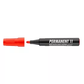   Alkoholos marker, 1-3 mm, kúpos, ICO "Permanent 11", piros