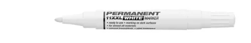 Alkoholos marker, 1-3 mm, kúpos, ICO "Permanent 11 XXL", fehér