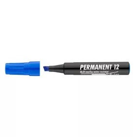   Alkoholos marker, 1-4 mm, vágott, ICO "Permanent 12", kék