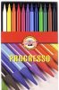 Színes ceruza készlet, henger alakú, famentes, KOH-I-NOOR PROGRESSO 12 Különböző szín