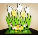 Fa tulipán +madár dekor