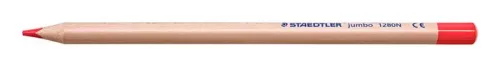 Színes ceruza készlet, háromszögletű, vastag, STAEDTLER "Noris® natural jumbo 1280N", 12 szín