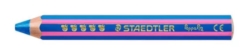 Színes ceruza készlet, hatszögletű, jumbo, STAEDTLER „Noris® junior 140", Peppa malac, 12 szín