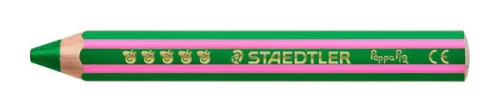 Színes ceruza készlet, hatszögletű, jumbo, STAEDTLER „Noris® junior 140", Peppa malac, 12 szín