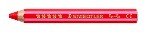 Színes ceruza készlet, hatszögletű, jumbo, STAEDTLER „Noris® junior 140", Peppa malac, 6 szín