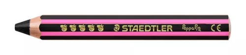 Színes ceruza készlet, hatszögletű, jumbo, STAEDTLER „Noris® junior 140", Peppa malac, 6 szín