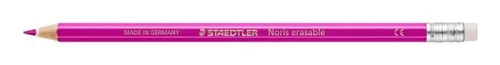 Színes ceruza készlet radírral, hatszögletű, STAEDTLER "Noris Club", 12 különböző szín