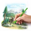 Színes ceruza készlet, hatszögletű, STAEDTLER® "metallic 146M", 12 különböző metál szín