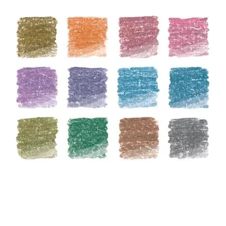 Színes ceruza készlet, hatszögletű, STAEDTLER® "metallic 146M", 12 különböző metál szín