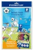 Színes ceruza készlet, hatszögletű, színezőfüzettel, STAEDTLER "Noris® Colour 185", 12 szín
