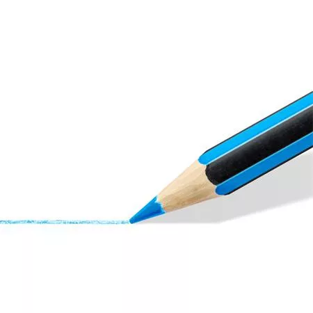 Színes ceruza készlet, hatszögletű, színezőfüzettel, STAEDTLER "Noris® Colour 185", 12 szín