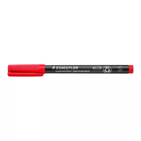   Alkoholos marker, OHP, 0,4 mm, STAEDTLER "Lumocolor® 313 S", piros
