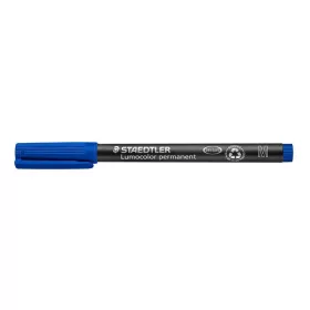   Alkoholos marker, OHP, 1 mm, STAEDTLER "Lumocolor® 317 M", kék