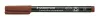 Alkoholos marker, OHP, 1 mm, STAEDTLER "Lumocolor® 317 M", barna