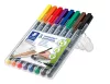 Alkoholos marker készlet, OHP, 1 mm, STAEDTLER "Lumocolor® 317 M", 8 különböző szín