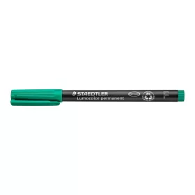   Alkoholos marker, OHP, 0,6 mm, STAEDTLER "Lumocolor® 318 F", zöld